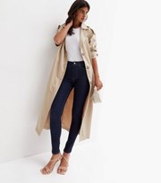 New Look Navy Mid Rise Amie Skinny Jeans